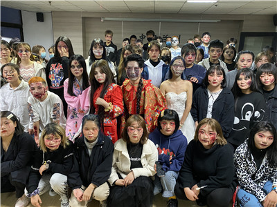 #兰州化妆学校排行榜万圣节学员化妆节日